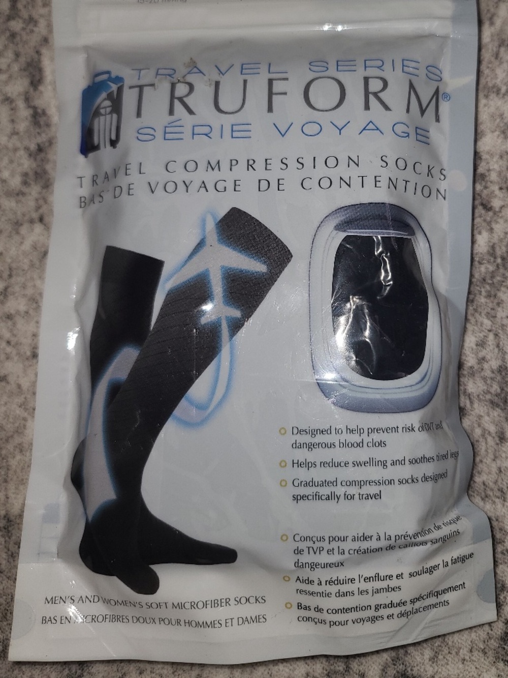 TRUFORM® TRAVEL SERIES graduated compression socks new!!!